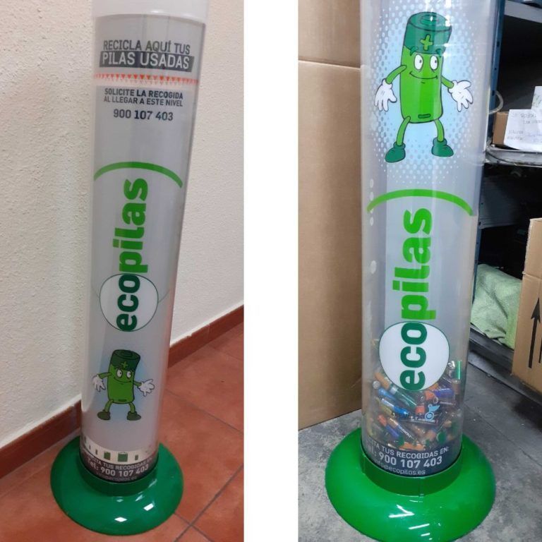 Nuevos Contenedores De Reciclaje Para Pilas L mparas Y contenedor-para-reciclaje-de-pilas-y-baterias-usadas-mod-maxibatery
